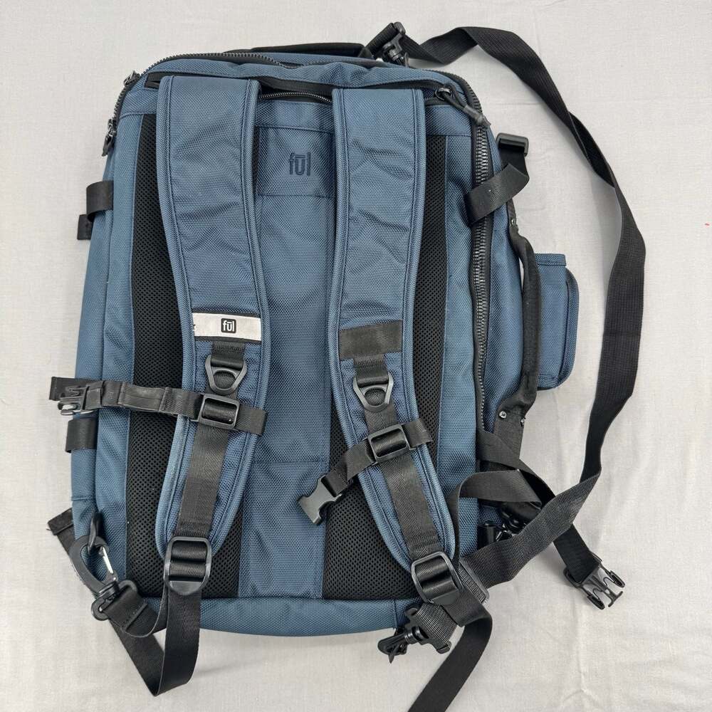 Ful Ridge Collection Cruiser Travel Backpack Navy Blue - Picture 2 of 9
